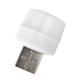 Мини USB лампа, AQUAXER LED. Портативна USB-лампа, під'єднання за допомогою повербанка, комп'ютера, 6500K, 1 Вт.