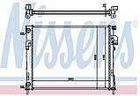 Радіатор охолодження двигуна Рено Трафік 1.9 dci (з кондиціонером) - NISSENS (Данія) 63025A, фото 2