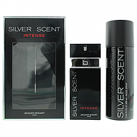 Набор Bogart Silver Scent Intense для мужчин - set (edt 100 ml + body spray 200 ml)