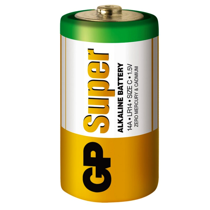 Батарейка GP SUPER ALKALINE 1.5V 14A-S2, LR14, C
