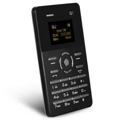 Мобільний маленький телефон Aiek Card Phone Qmart Q1