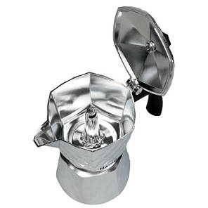 Алюмінієва гейзерна кавоварка 300 мл MAGIO MG-1004 Metal (Niz14689), фото 2