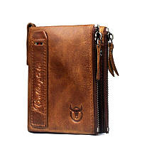 Чоловічий гаманець TW001 бренда Bull 9.5 × 12 × 2 Коричневий