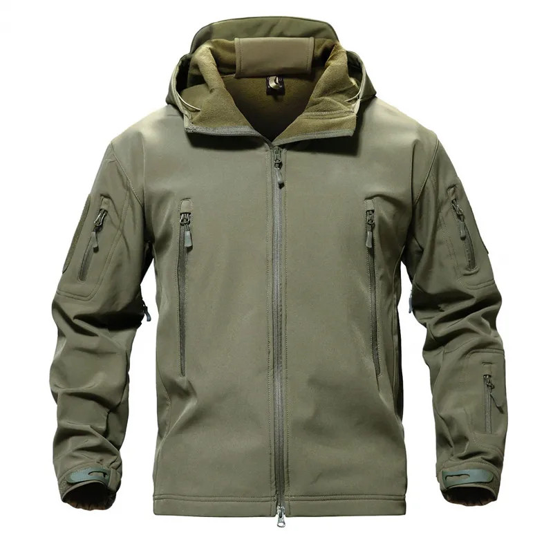 Куртка тактична демісезонна Soft Shell Олива,Вітрозахисна куртка для військових,Чоловіча куртка софтшелл