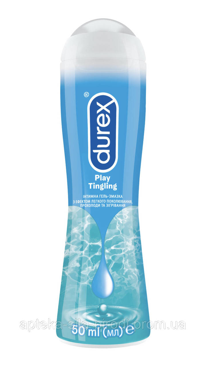 Інтимна гель-змазка ТМ Дюрекс / Durex Play Tingle з мультиэффектом морозного поколювання, 50 мл