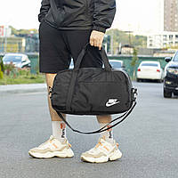 Спортивная сумка Nike черная тканевая для тренировок и спортзала дорожная сумка