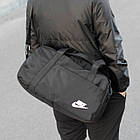 Спортивна сумка Nike EGO чорна тканинна для тренувань та спортзалу дорожня сумка, фото 10