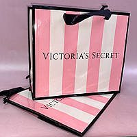 Пакет Victoria's Secret дизайн Классика размер M 240х200х90 мм