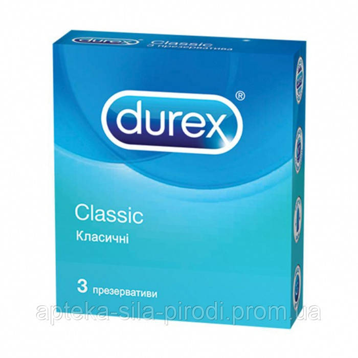 Презервативи Durex Classic Класичні, 3 шт