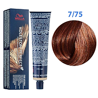 Краска для волос Wella Professionals Koleston Perfect ME+Deep Brown 7/75 ( Medium Blonde Brown Mahogany) 60мл