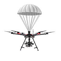Парашют для дронов и самолетов БПЛА защитный тактический для разного веса (20-22 кг) KU-22