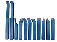 Набір токарних різців із напайними пластинами Optimum Maschinen 11 шт. 12 мм