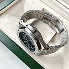 Годинник Audemars Piguet Royal Oak Black AAA наручний чоловічий механічний з автопідзаводом і датою на браслеті, фото 7