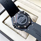 Чоловічий годинник Audemars Piguet Royal Oak Offshore Diver Black AAA механічний з автопідзаводом і каучуком, фото 4