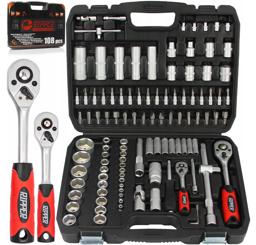 Набір інструментів Ripper M58220, 108 елементів