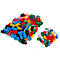 Дитячий розвивальний конструктор на 170 деталей Будівельні блоки / Різнобарвний конструктор для дітей, фото 7