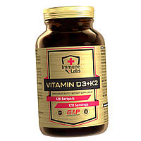 Витамин Д3 К2 Immune Labs Vitamin D3+K2 120 sgels