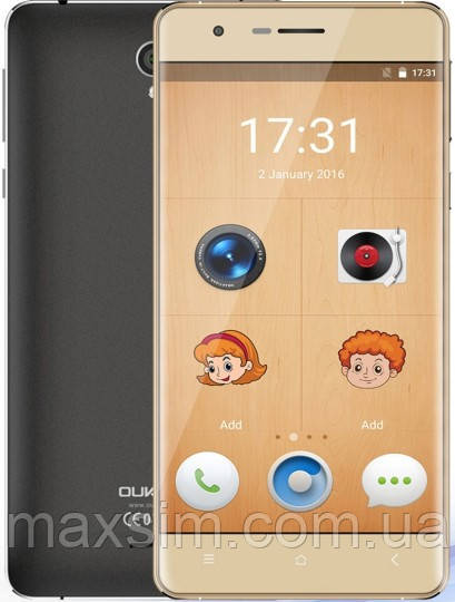 Смартфон Oukitel K4000 Lite (білий, золотий)