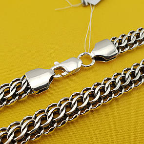 Чоловічий срібний браслет "Пітон" зі срібла 925 20 розмір