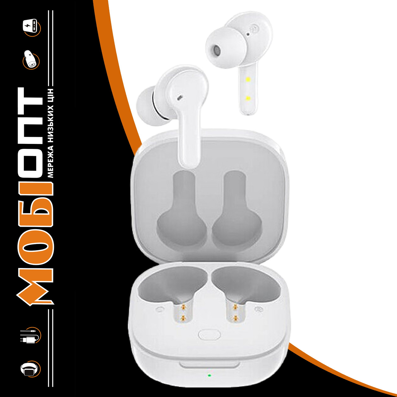 Навушники Bluetooth Earbuds QCY T13 White UA UCRF