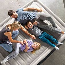Intex 64418 【надувне ліжко】 Comfort Plush 203x152x56 см з вбудованим електронасосом✅️, фото 6