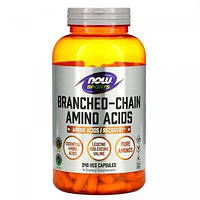 Амінокислоти з розгалуженими ланцюгами Now Foods (Branched Chain Amino Acids) 240 капсул