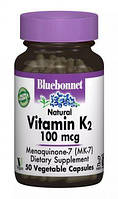 Витамин К2 Bluebonnet Nutrition (Vitamin K2) 100 мкг 50 гелевых капсул