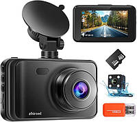 Dash Cam Передняя и сзади с 32 ГБ SD Card 1080p FHD Dashcam