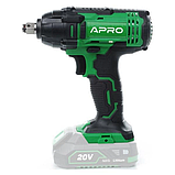 Гайковерт акумуляторний 1/2" 300 Нм, 20 В, LED-підсвітка, без АКБ і ЗП, фото 4