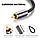 Кабель 3.5mm to 2 RCA 2м RCA Audio Cable 24K позолота Stereo Aux Splitter, фото 3