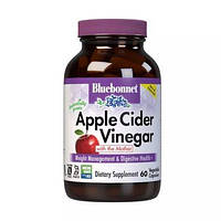 Яблучний оцет Bluebonnet Nutrition (Apple Cider Vinegar) 60 вегетаріанських капсул