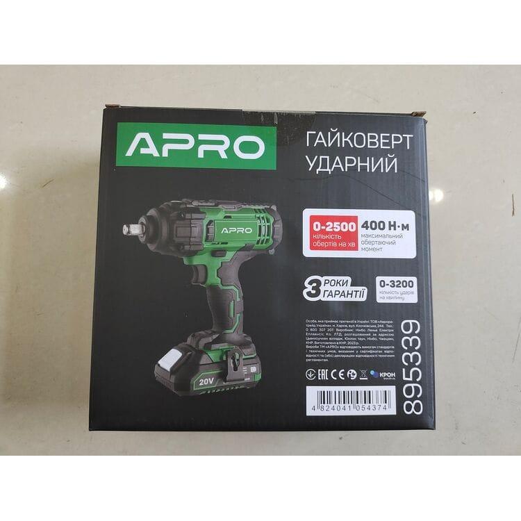 Гайковерт акумуляторний 1/2" 400 Нм, 20 В, LED-підсвітка, без АКБ і ЗП, фото 1