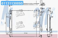 Радиатор охлаждения двигателя Hyundai Santa Fe 10- (пр-во Nissens). 675046