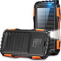 Power Bank, аккумулятор Solar Power Bank емкостью 42800 мАч, аккумуляторы для мобильных телефонов PD18W QC 3.0