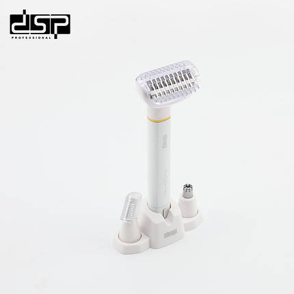 Мультитример епілятор DSP 70212 Білий тример для тіла 3 в 1 тример для носа, тример для брів, фото 2