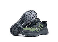 Термо кроссовки мужские Adidas Gore-Tex хаки, кроссы утеплённые Адидас зелёные (размеры в описании)