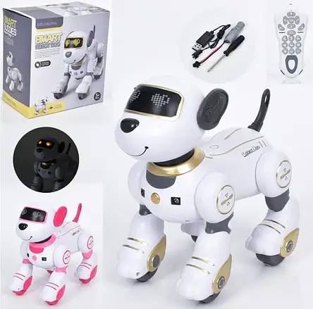 Робот собака з пультом дистанційного керування Smart stunt dog BG1533 (інтерактивна іграшка), фото 1