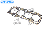 Прокладка головки блока FIAT 1.9D 99- 188A3.000/223A6.000 2 мет. 1.0 MM (пр-во Elring) 028.040