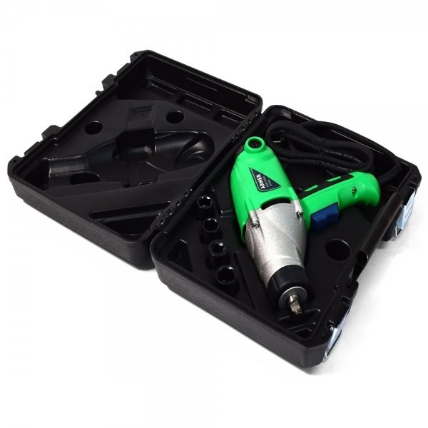 Гайковерт електричний 220 В, 1/2", 500 Нм, 1020 Вт, 4 насадки 17,19,21,22 мм (кейс) Armer, фото 1