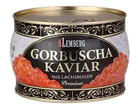 Ікра червона лососева горбуші ТМ Lemberg - Лемберг ж/б, 400 грам