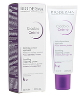 Биодерма Bioderma Cicabio Cream Восстанавливающий крем для тела 40мл