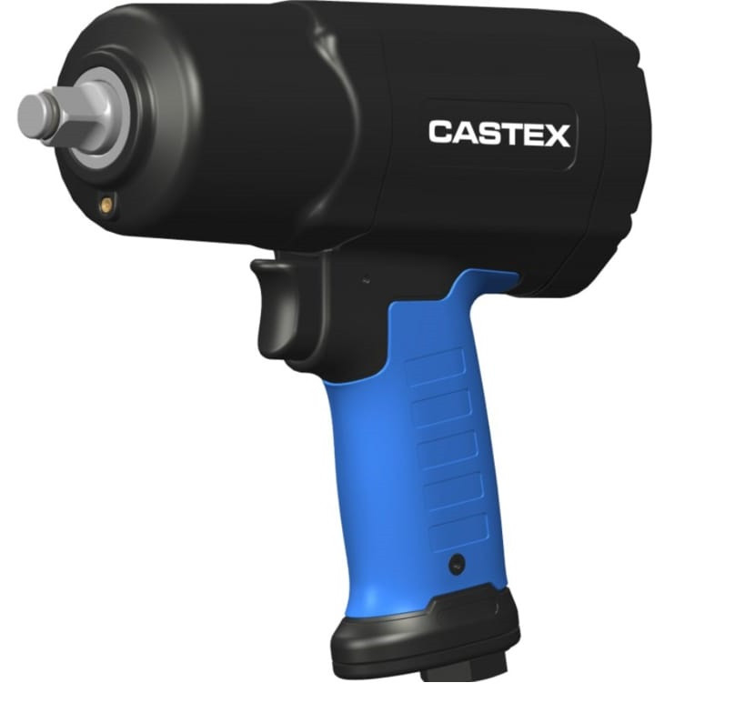 Гайковерт пневматичний 1/2" 2230 Нм 7500 об./хв, професійний, регулювання обертів, Castex, фото 1