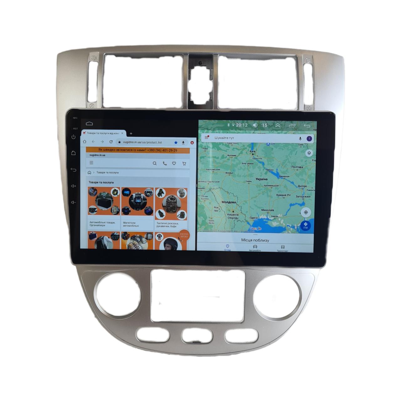 Штатна Магнітола Chevrolet Lacetti на Android Модель XYAuto-7212-8octa