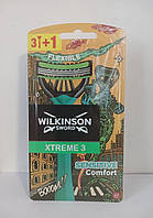 Станки одноразові чоловічі для гоління Schick Wilkinson Sword Xtreme sensetiv 3 4 шт. (Шик Вілкінсон Екстрим)