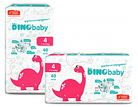 Подгузники детские DinoBaby 4 7-14 кг 40 шт