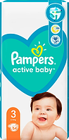 Подгузники детские Pampers Active Baby Midi № 3 (6-10 кг), 54 шт