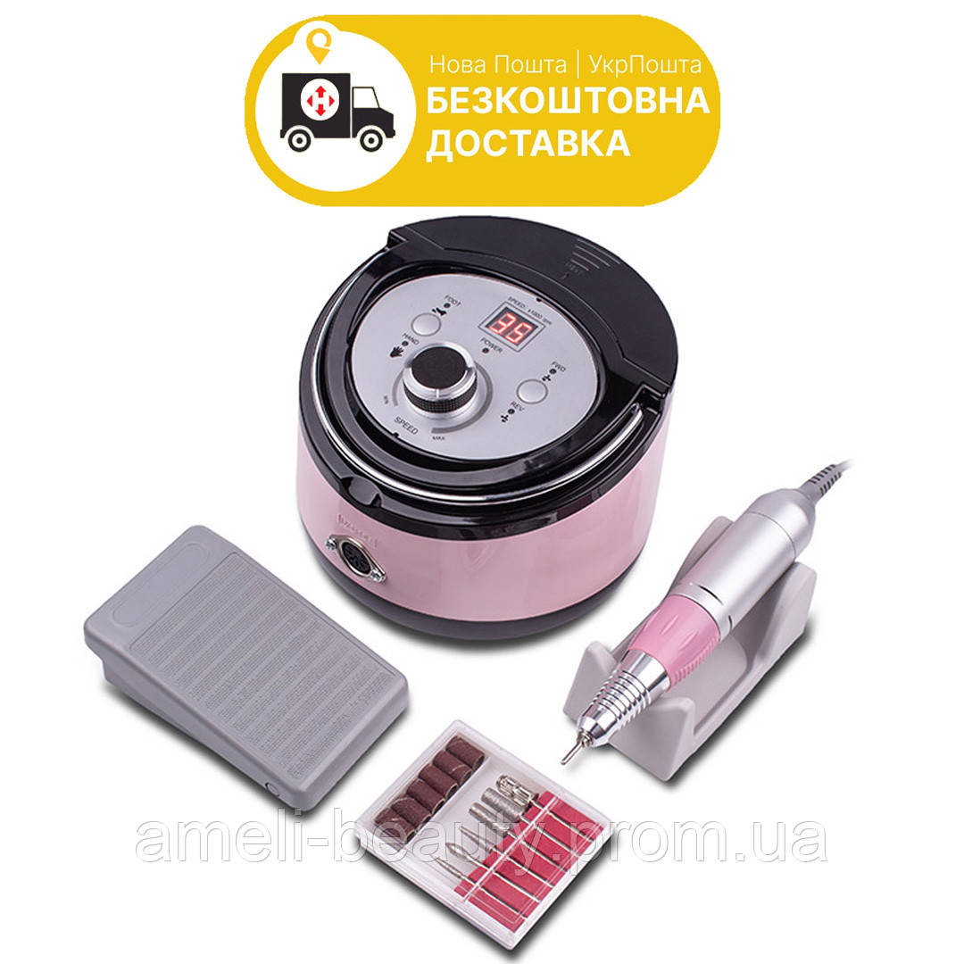 Апарат для манікюру та педикюру Nail Master ZS-606, 45000 об/хв 65Вт (фрезер для зняття гель-лаку)