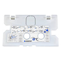 Захисна пластина для змивного бачка прихованого монтажу Delta, Geberit — 241.343.00.1