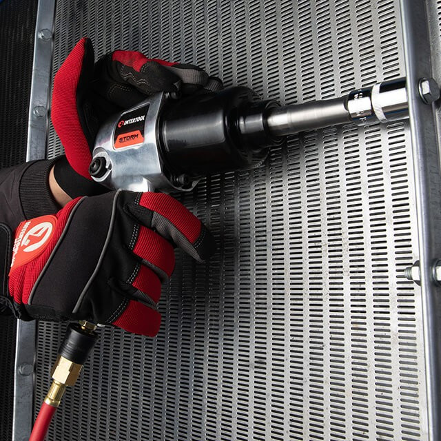 Гайковерт пневматичний 1/2" 576 Нм професійний 7500 об./хв (кейс), фото 1