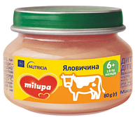 Мясне пюре Milupa Яловичина, 80 г